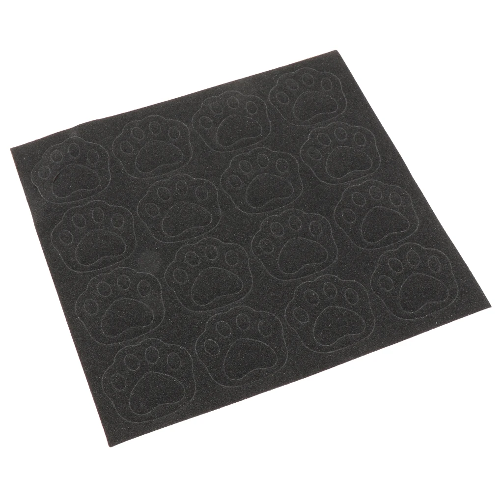 Spray Skateboard Sandpaper Anti Slip Grip Tape Sticker Hollow Decal Long Board Rough Scrub Deck Thicken Protector