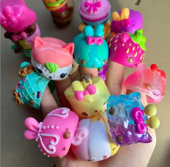50PCS/lot Cartoon Action Figure Toy Sweet Cute Soft Hollow Little Animal Dolls Birthday Gift For Girls Kids Toys 2