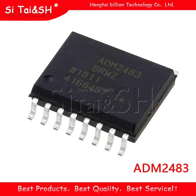 1PCS ADM2483 ADM2483BRWZ RS-485/RS-422 SOP-16 | Электронные компоненты и принадлежности