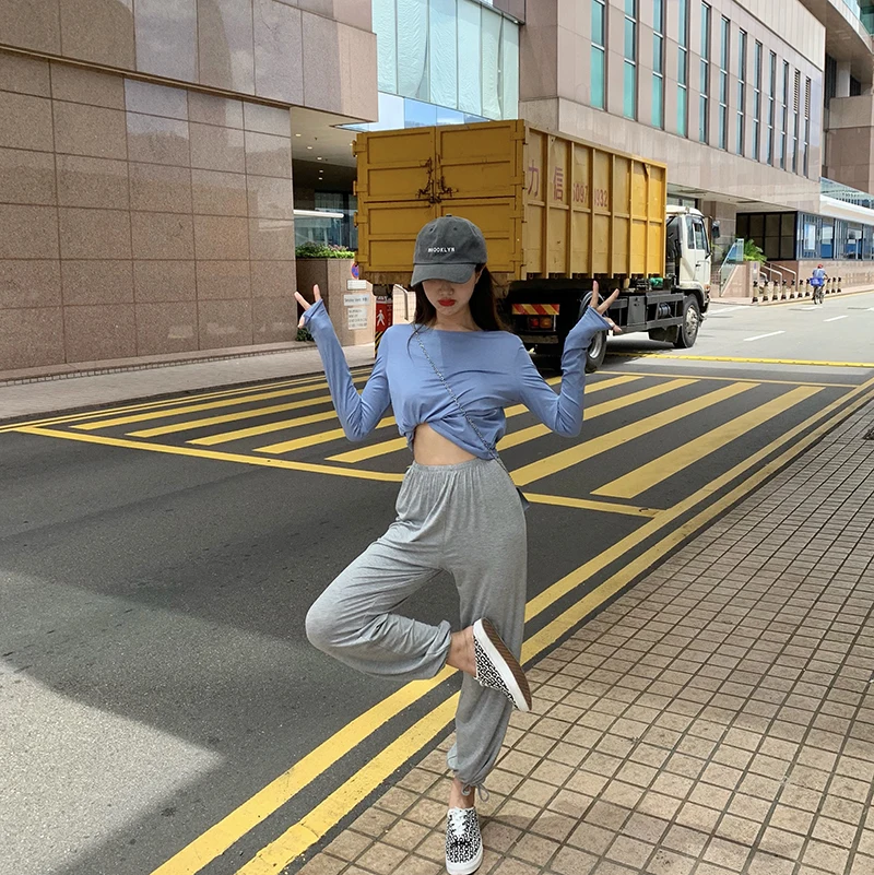 

4 colors autumn korean style solid color slim thin Short Sleeve t-shirt Womens Casual Tees shirt femme (R4327)