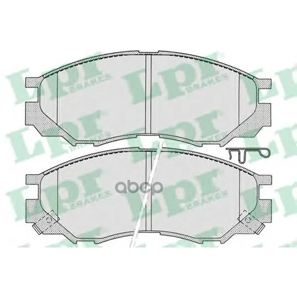 Колодки Тормозные Mitsubishi L200/L300/Space Gear 94- Передние Lpr 05p686 Lpr арт. 05P686