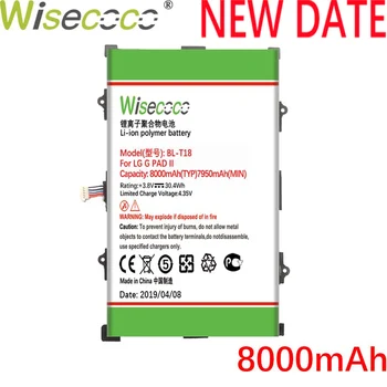 

Wisecoco 8000mAh BL-T18 Battery For LG G PAD II PAD X 10.1 V930 V935 Tablet PC in stock Latest Produce Battery+Tracking Number