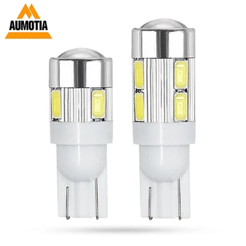 

10pcs T10 LED W5W Car light luces LEDs para auto Clearance Interior Side light 10 SMD 5630 LEDs 168 194