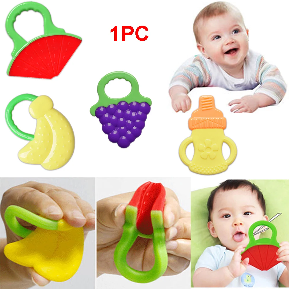 

baby teether toy toothbrush Infant Cartoon Shape Teethers grape wristband Silicone molar teething toys appease gift for kids