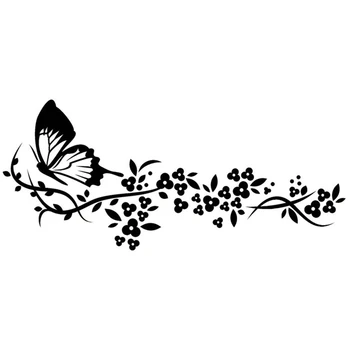 

Flying Butterfly Decal Beautiful Pattern Car Sticker Cool Door Fitting Car Decoration Sticker