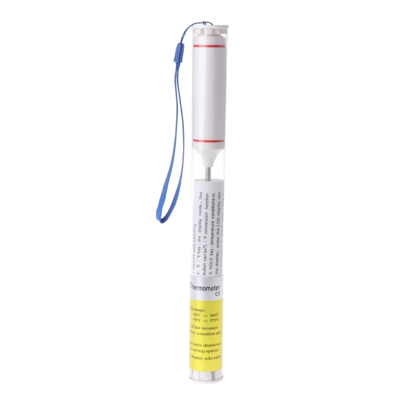 

Digital Food Thermometer Probe with Instant Read LCD Screen Anti-Corrosion Kitchen Tool