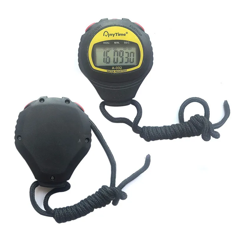 Multi-function Digital LCD Sports Stopwatch Electronic Stopwatch Chronograph Timer Counter Alarm Sports Watches Gym Accessories