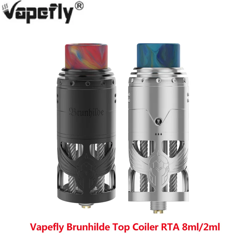 Лидер продаж оригинальный атомайзер Vapefly брюнхилд Top Coiler RTA 8 мл/2 мл с двойной