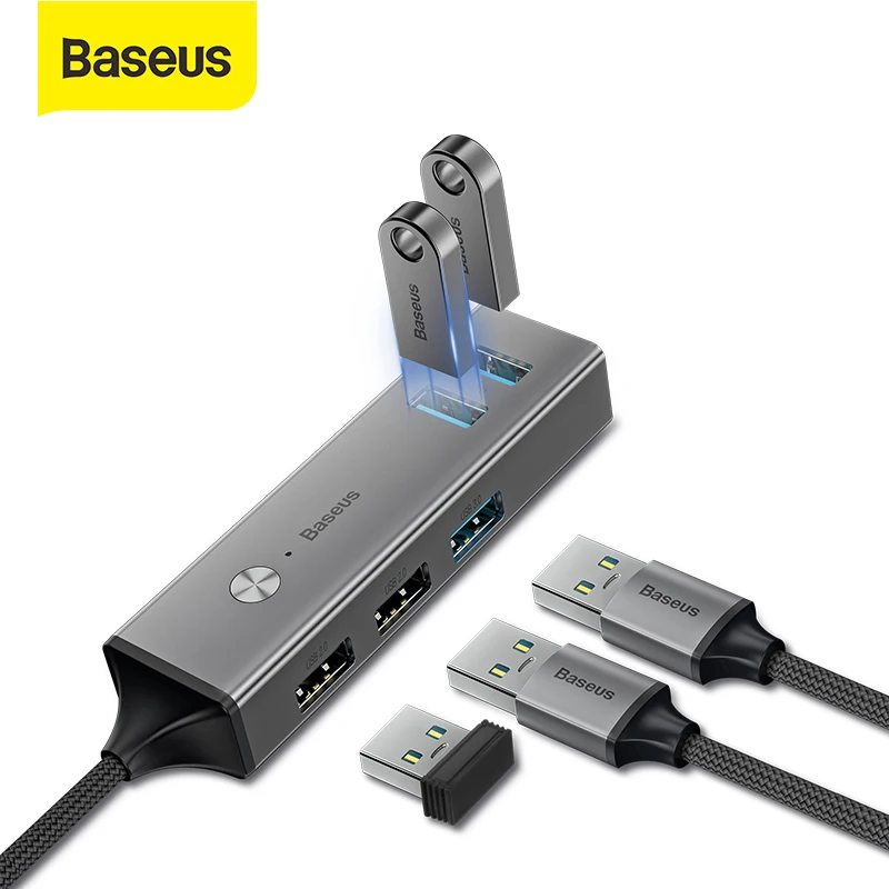USB концентратор Baseus на 3 0 2 для MacBook Pro Surface 6 портов Type C|USB-хабы| |