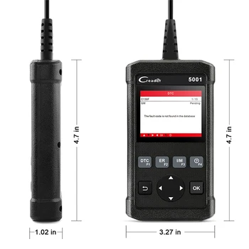 

X431 Creader CR5001 OBD2 Launch CR5001 Code Reader Support Online Upgrade