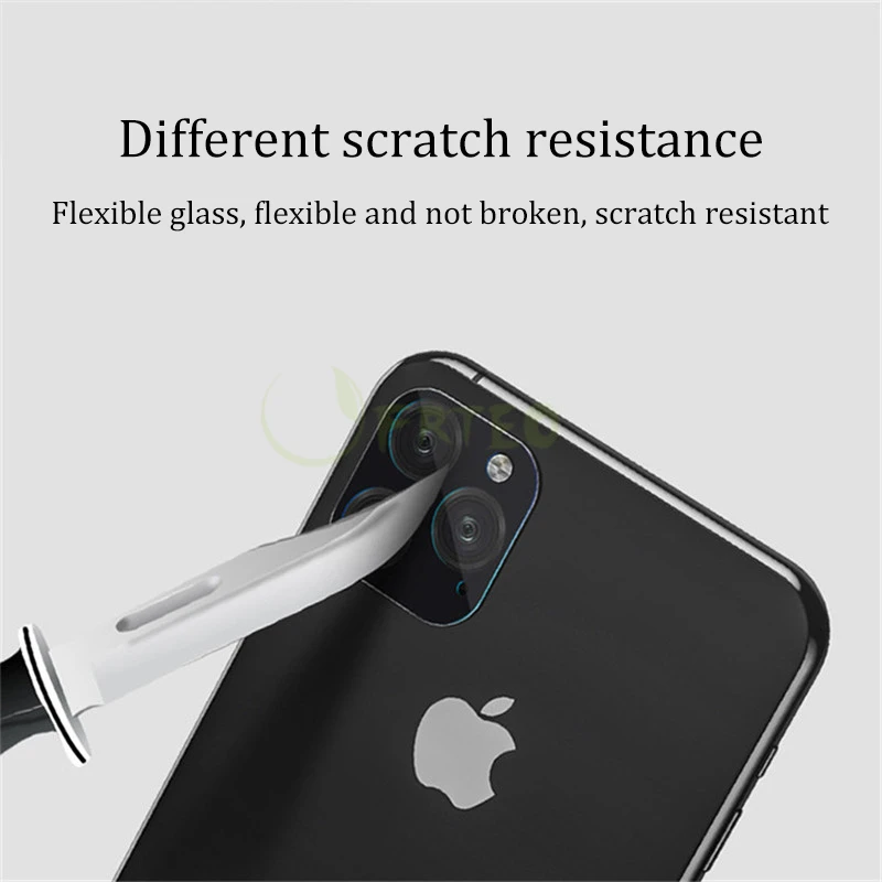 Для iPhone 11 11 Pro 11 Pro макс. закаленное стекло+ металлическая задняя линза нано Сорбция защитное кольцо для объектива камеры Защитная пленка для экрана