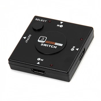 

HD 3 Port Switch Auto Switcher Video Splitter Selector HDTV 1080p 3 Input 1 Output