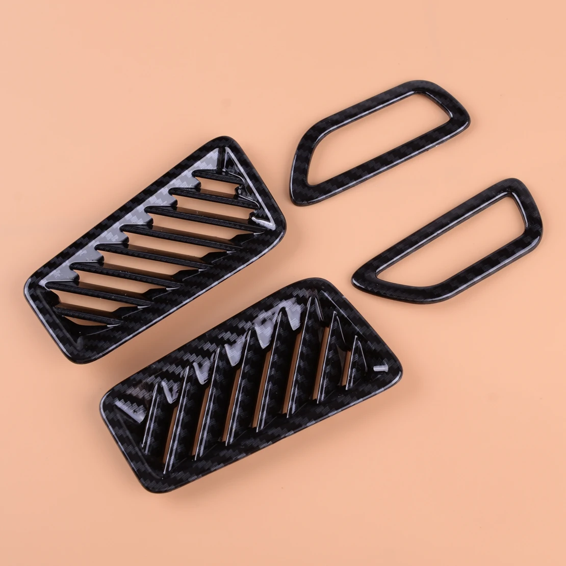 CITALL ABS Carbon Fiber Texture Front Interior Upper Air Vent Outlet Cover Decoration Trim Car Styling Fit for Toyota RAV4 2019 |