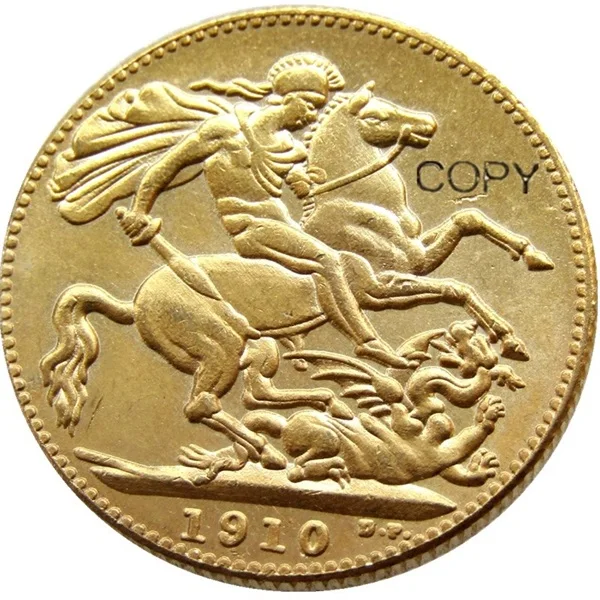 Коллекция 1910 года эдвард VII монета с лондонским мятным блеском превосходная