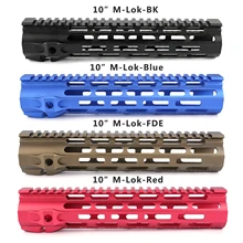 Mlok handguard ar handguard rail с черным/синим/FDE/красным цветом для охоты заготовка анти вращение вставка handguard ar15 аксессуар