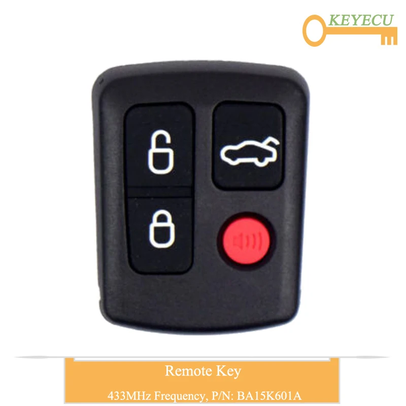 KEYECU пульт дистанционного управления автомобильный ключ для Ford Falcon BA/ BF Fairmont fairline