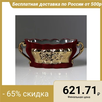 

Candy bowl "Ladya", flock, damask, 12 cm