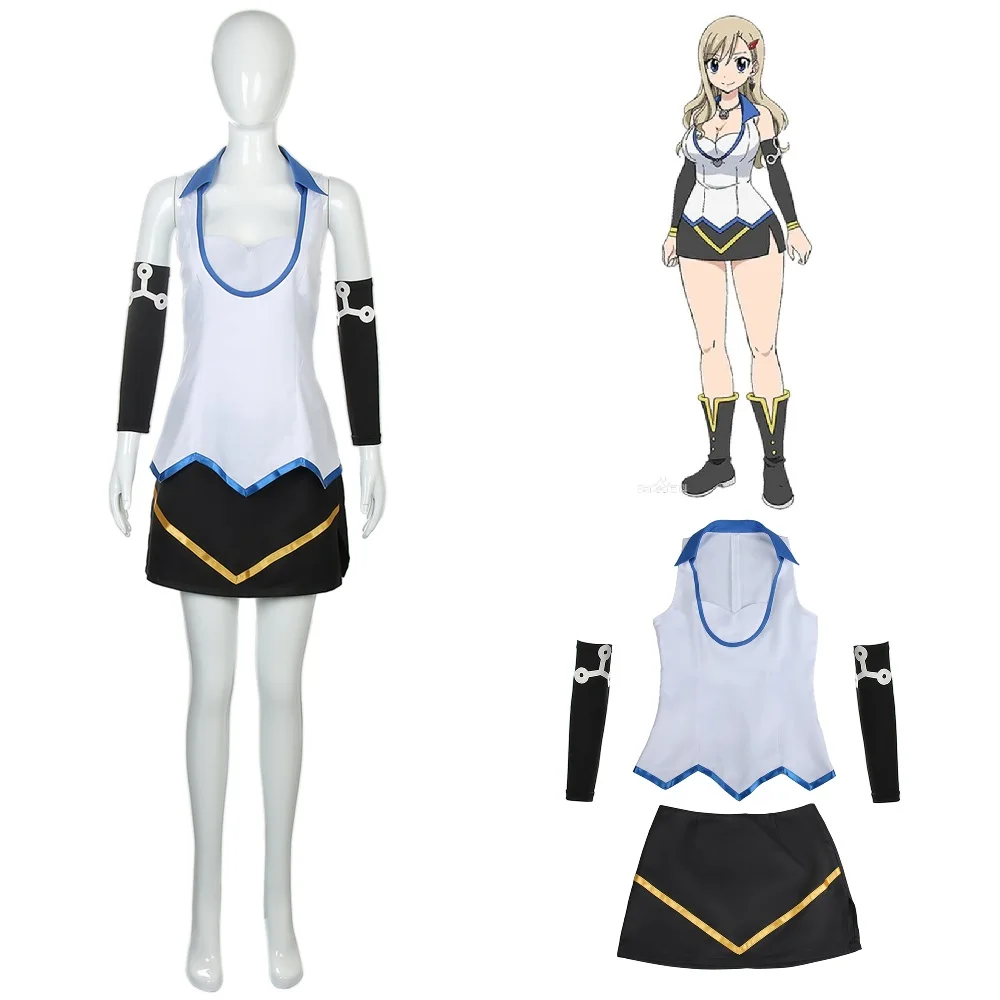 

anime EDENS ZERO Rebecca Bluegarden Cosplay Costume Full Set Uniform Suit Fancy Ball Rebecca Cosplay Outfits