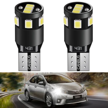 

2pcs LED Canbus T10 W5W 194 168 9pcs 2835 Chips Error Free Car Clearance Parking Interior Lights Reading Map Dome Lamp Auto Bulb
