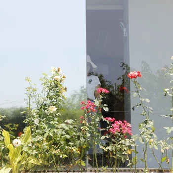 

HOHOFILM 50cmx300cm Silver Window Film One way mirror Solar Tint Reflective glass sticker Room Building Decor Anti-UV