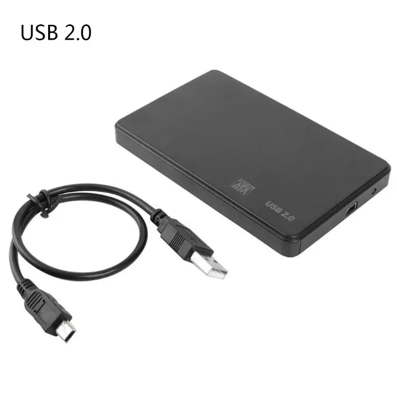 2,5 дюйма HDD SSD чехол Sata для USB 3,0/2,0 жесткий диск коробка корпус адаптер - Цвет: A USB2.0