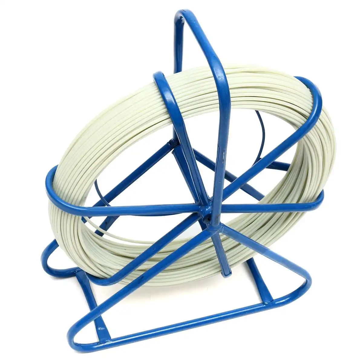 4.8/6mm 100m Electric Reel Wire Cable Running Rod Duct Rodder Fish Tape Puller used for Telecom Wall and Floor Conduit