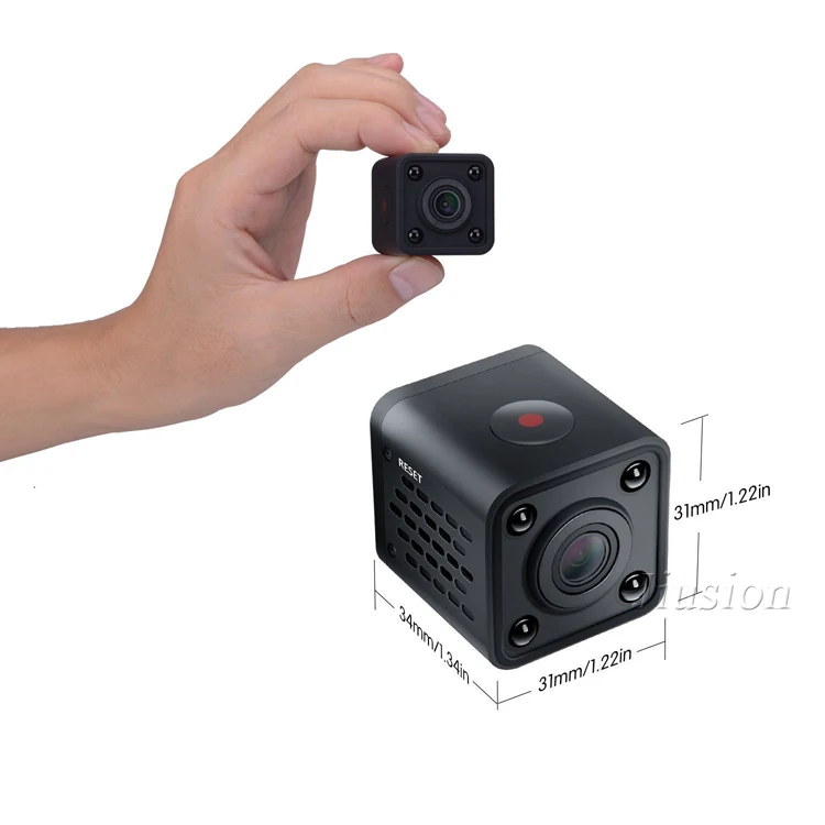 Цифровые часы H.264 мини камера 1080P HD IP P2P DVR видеорегистратор будильник ночное