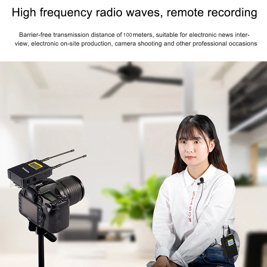 MAMEN UHF Dual-Channel Digital Wireless