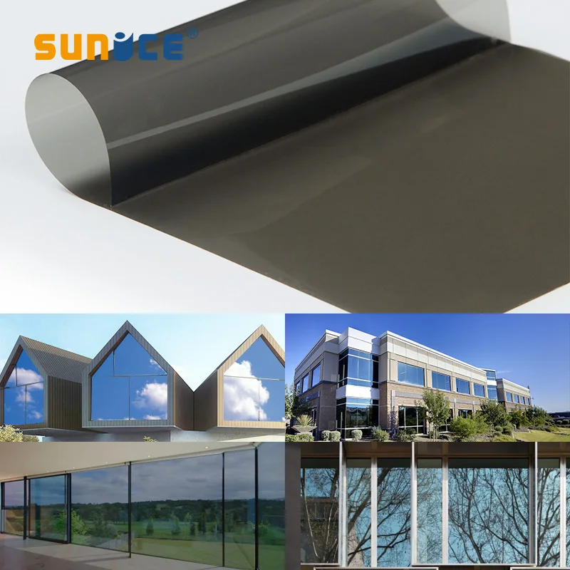 SUNICE 50*800 см 35% VLT Тонировочная пленка на солнечной батарее 99% УФ-Защита