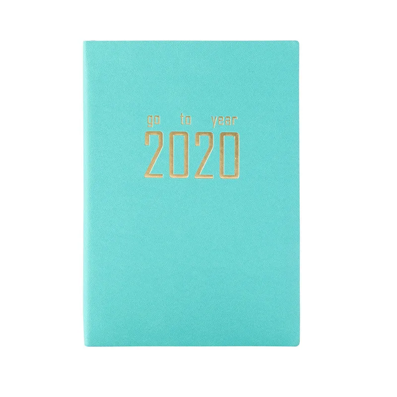 Sky Blue A5 Agenda планировщик Органайзер уплотненный дневник записные книжки и дневники Снова в школу студенческий ежедневный Еженедельный Ежемесячный план Блокнот - Цвет: Sky Blue