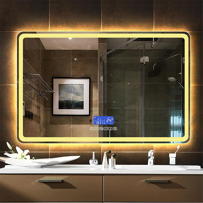 ESPEJO DE BAÑO CON LUZ LED BLUETOOTH BLUE LIGHT 60X80CM