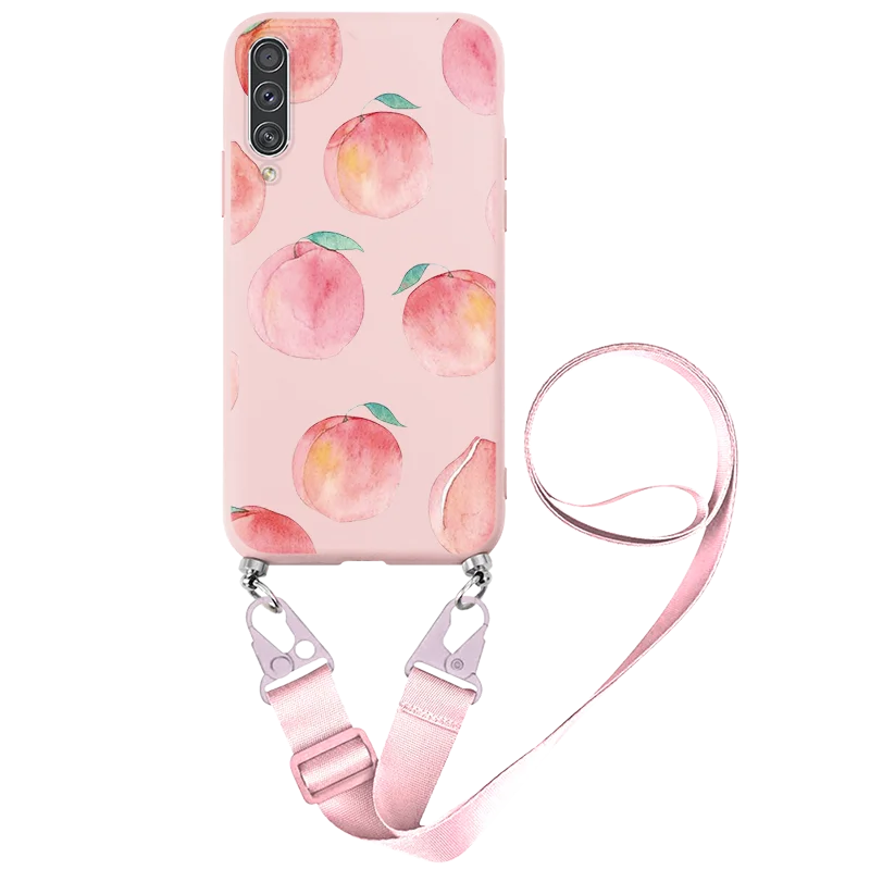 silicone cover with s pen Luxury Cord Rope Chain Lanyard Cases For Samsung Galaxy A50 A50s A30s For Samsung A50 A30s A 50 A 30 S Necklace Strap Fundas TPU kawaii samsung cases Cases For Samsung