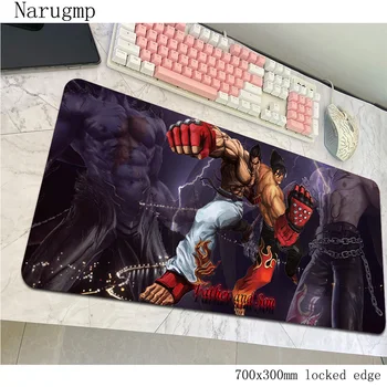 

Tekken padmouse wrist rest accessory 700x300mm mouse pad cute gaming enterprise rubber mats keyboard large mouse mat gamer