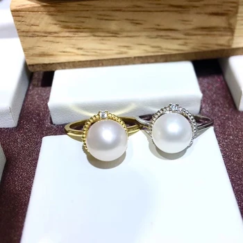 

Nice Exquisite 925 Sterling Silver Adjustable Ring Settings Findings Mountings Parts for Oyster Pearl Corals Jade Beads Stones