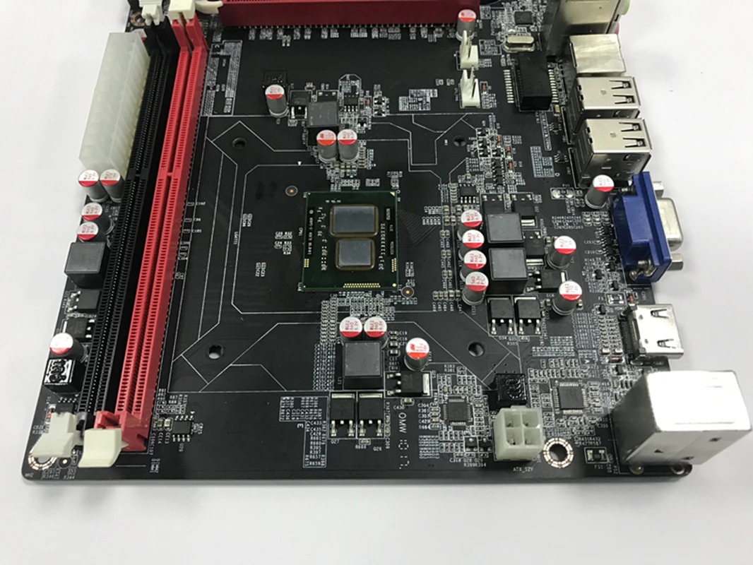 PCWINMAX HM55 I5 4xx M CPU (серия 400) интеграция материнской платы ЦП. Поддержка DDR3 8G.PCI E VGA