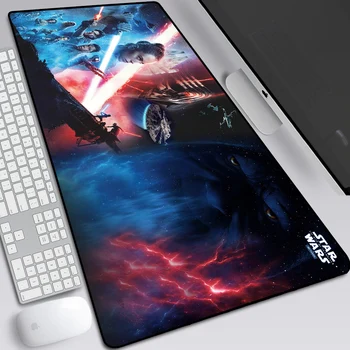

New Super Star Wars Anime Large Pad Mouse Mat HD Print Computer Gamer Locking Edge Mousepad Keyboard Mice Mats Pads 3mm