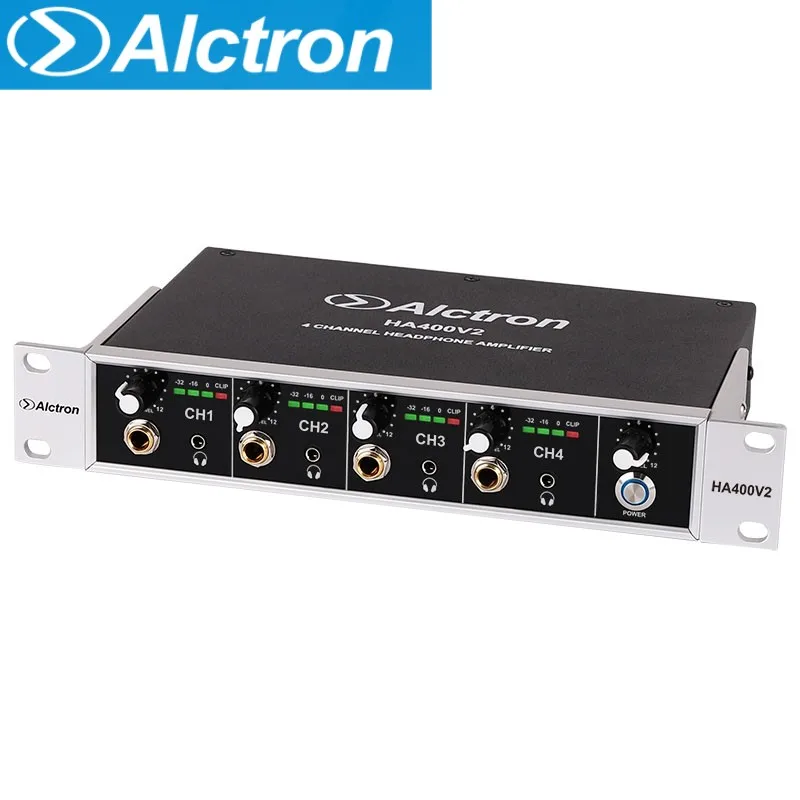 Alctron HA400V2 Профессиональный 4-канальный мини портативный усилитель для наушников