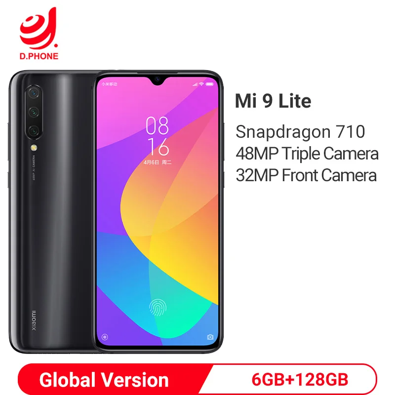 Xiaomi Mi 9 Lite 6GB 128GB глобальная версия смартфона Snapdragon 710 48MP Тройная камера 32MP фронтальная камера AMOLED экран мобильного телефона