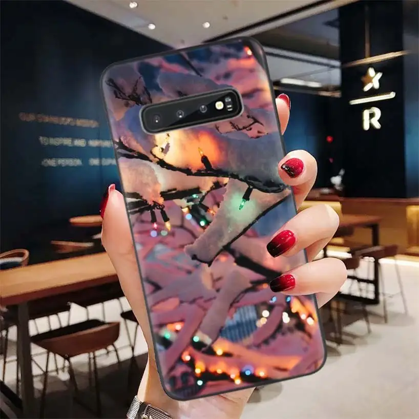 Рождество Зимние черные сапоги чехол для samsung Galaxy S10 Note 10 9 8 S9 S8 J4 J6 J8+ плюс S7 S6 силиконовый чехол для телефона