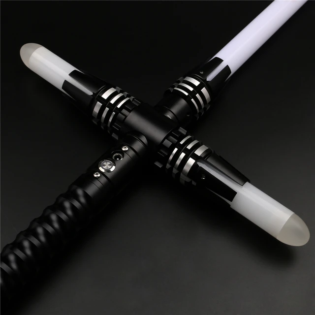 Cieltan Saber Cross Lightsaber Smooth Swing Sword Heavy Dueling RGB 12 colors 10 Soundfonts Metal Hilt Lock Up Blaster FOC Toys 4