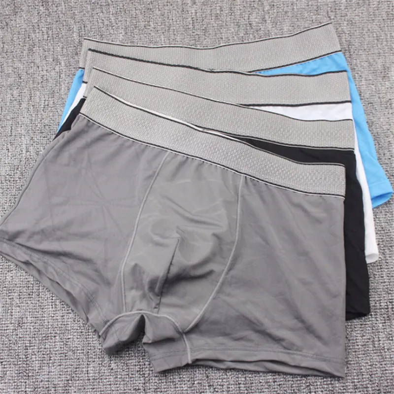 4pcs/Set Ultra-thin Ice Silk Seamless Underwear For Mens High Elasticity Attractive Underpants Free Epacket Shipping - Цвет: Многоцветный
