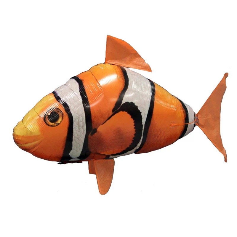 Remote Control Flying Shark Clownfish Fish Toys Air Swimming Fish Infrared RC Flying Air Balloons Kids Gifts Party Decoration