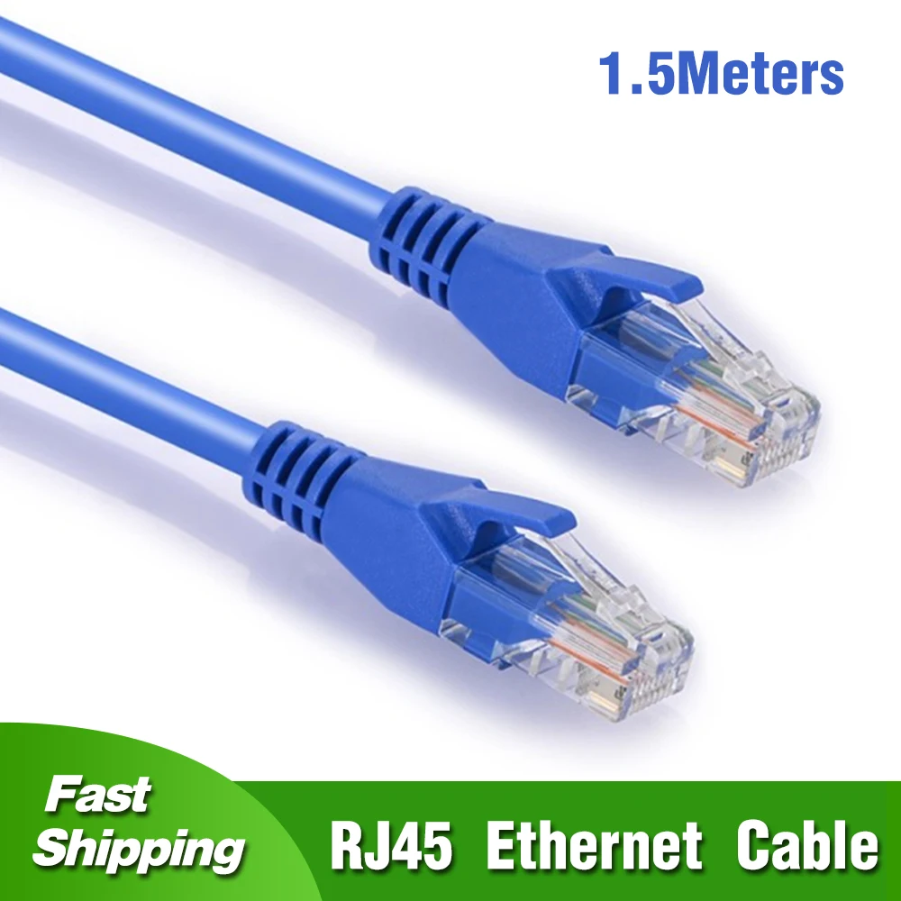 Cable LAN de red Ethernet RJ45 a RJ45, 3 unids/pack, 1,5 metros|Cables datos| -