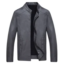 Осенние мужские кожаные куртки, пальто, мужская верхняя одежда высокого качества из искусственной кожи, ветрозащитная Водонепроницаемая облегающая мужская кожаная куртка для мужчин