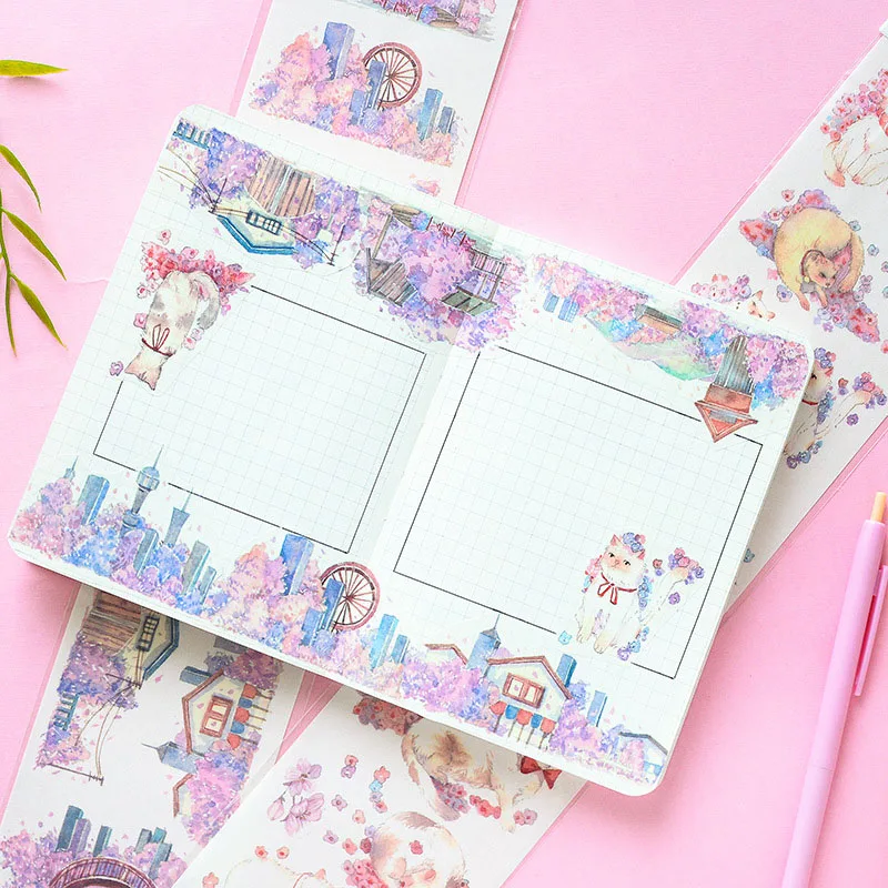 1 шт. милый декор канцелярские наклейки s Kawaii с рисунком вишня стикер Бумага