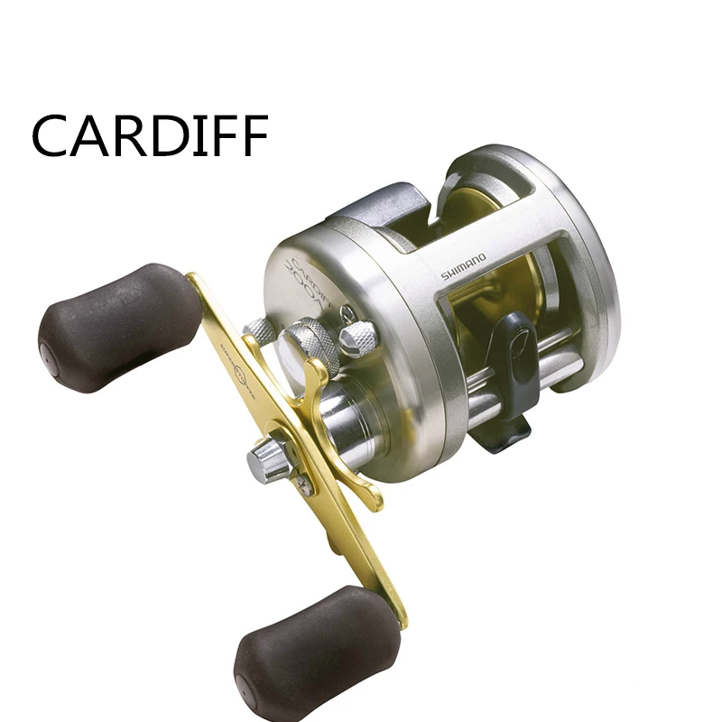 SHIMANO Cardiff 200A 201A 300A 301A 400A 401A 5BB 5,8: 1 Передаточное отношение левая/правая ручка литой барабан спиннинговая Рыболовная катушка для соленой воды