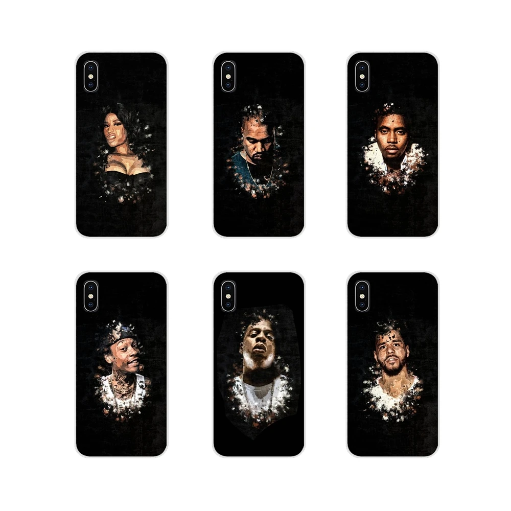Мягкий чехол Rap Superstars Rapper 2Pac Cardi B Nicki Minaj для Samsung Galaxy A3 A5 A7 A9 A8 Star A6 Plus 2018 2015 2016 2017 |