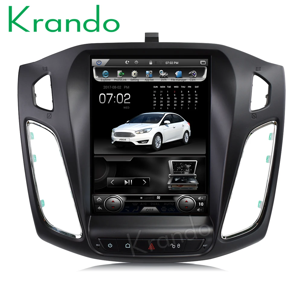 Автомобильная Мультимедийная система Krando вертикальный экран Android 8 1 10 4 дюйма для