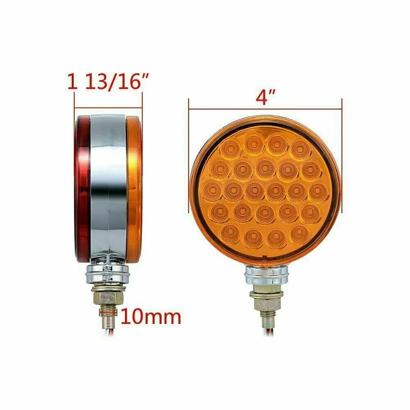 thumbnail image 2 of Baquler 300 Pcs 3/4 Inch LED Side Marker Lights Front Rear Side Marker Indicators 2 of 14