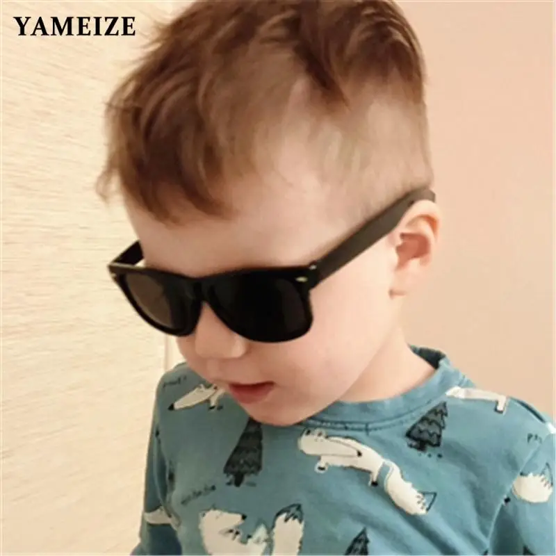 YAMEIZE Fashion Kids Sunglasses Hot sale 2-15 Years Sun for Children Boys Girls Glasses Coating Lens UV400 Protection_voghion.com